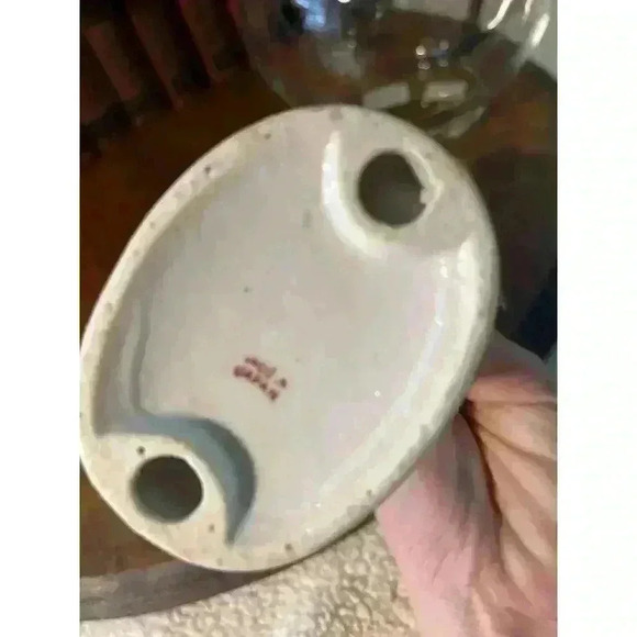 Vtg Porcelain Figurine - Made In Japan - Girl playing With Dog & Stick. - Picture 3 of 6